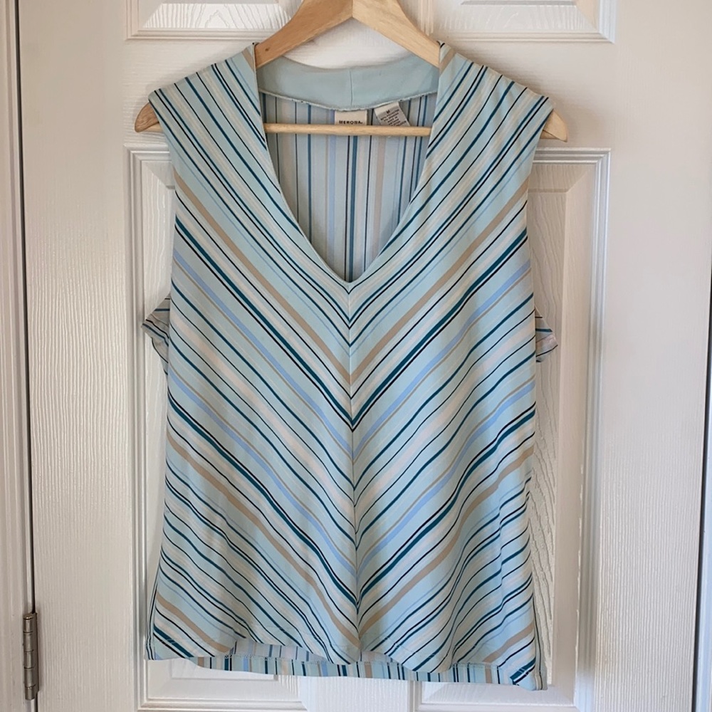 Merona stripped blouse